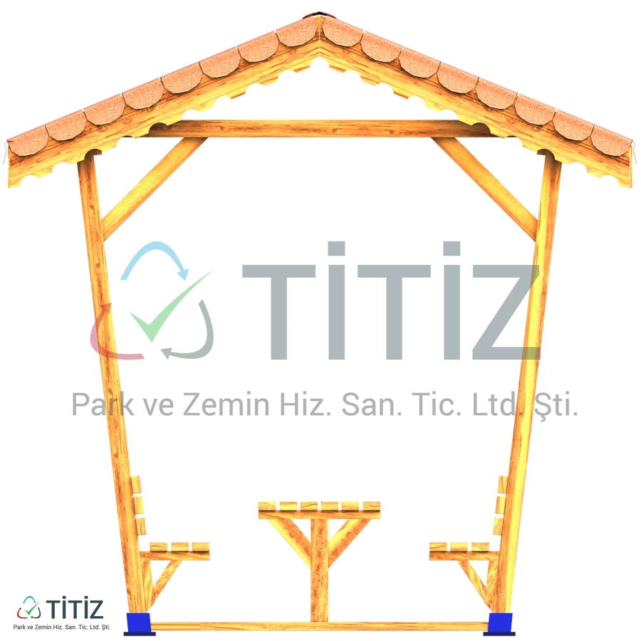 ÇATILI PİKNİK MASASI